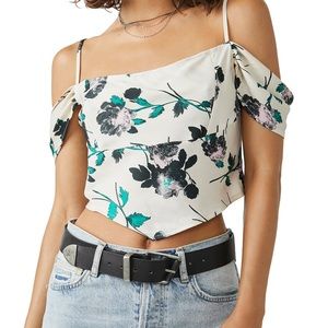 Free People Cassandra Floral Print Blouse NWT